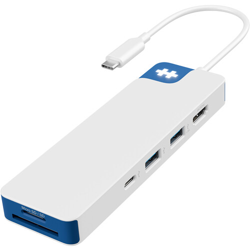 HYPER HyperDrive Flex 8-Port USB-C 3.2 Gen 1 Hub (Brilliant Blue)