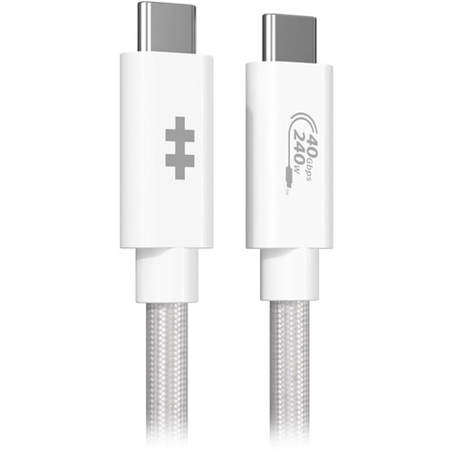 HYPER HyperDrive Next USB4 USB-C Cable (4', White)