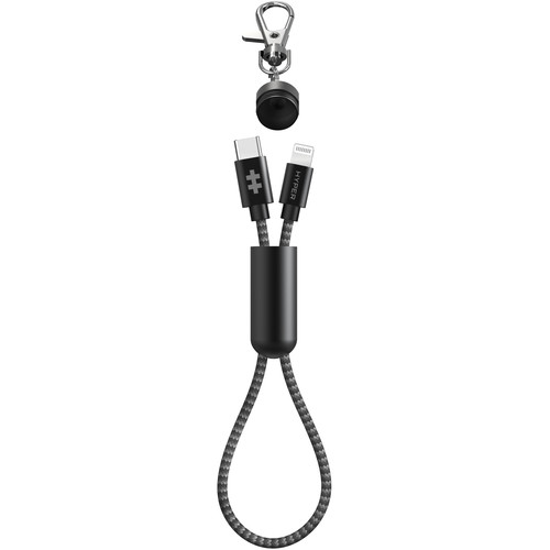 HYPER HyperDrive Keychain USB Type-C to Lightning Cable (8")
