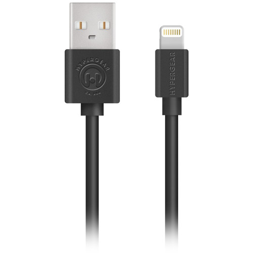HyperGear MFi Lightning Charge & Sync Cable (4', Black)