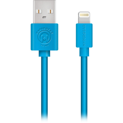 HyperGear MFi Lightning Charge & Sync Cable (4', Blue)