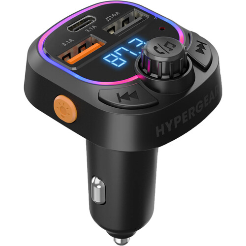 HyperGear IntelliCast Road FM Transmitter & 2-Port USB Car Charger