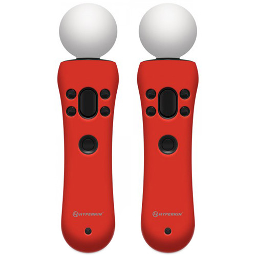 HYPERKIN GelShell PS Move Silicone Skin (Red, 2-Pack)