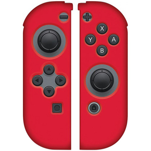 HYPERKIN Silicone Skins for Switch Joy-Con Controllers (Red)
