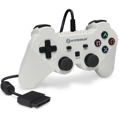 HYPERKIN Brave Warrior Premium PS2 Controller (White)