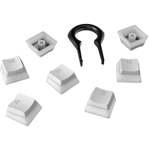 HyperX Pudding Keycaps (104 Keys, White)