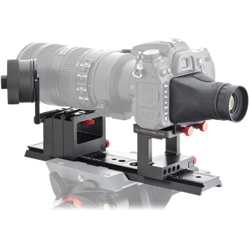 iDC Photo Video SYSTEM ONE FF/VF Kit for Nikon D7000 No Grip (2 Wheels/Lens Br)
