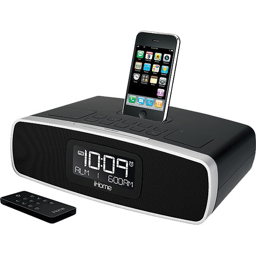 iHome iP90BR Dual Alarm Clock Radio (Black)