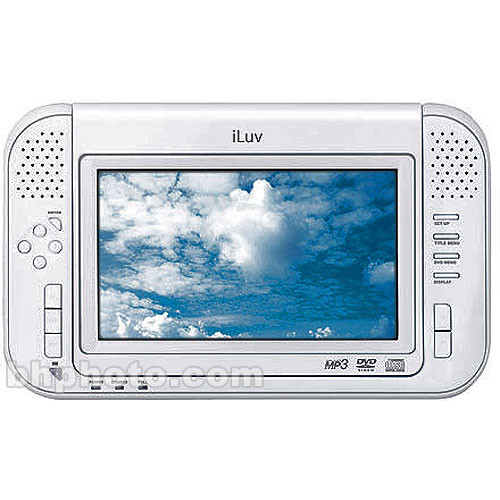iLuv i1055 7" Portable Multimedia DVD Walkman Player (White)