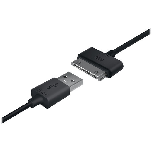 iLuv ICB5 Sync/Charge Cable for iPad, iPhone & iPod - 3'