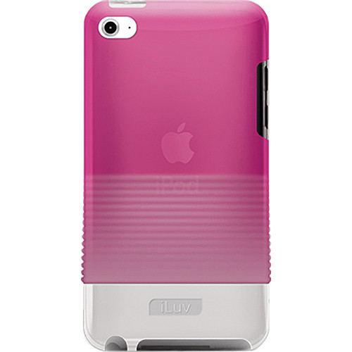 iLuv Tinted PC Rubberized Hard Case for iPod touch 4th Generation Player (Pink)