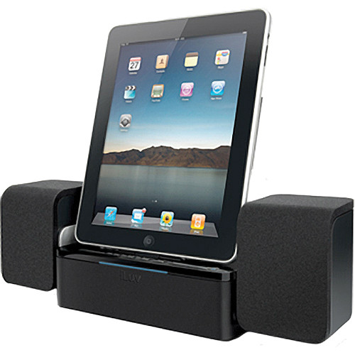 iLuv iMM747 Audio Cube Speaker Dock for iPad, iPhone, & iPod - Black