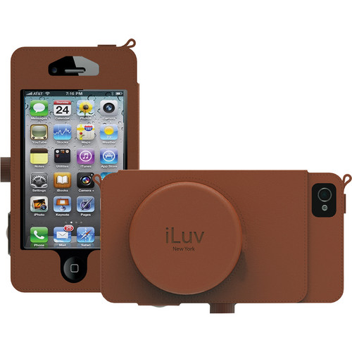 iLuv Camera Case With Storage Pocket for iPhone 5 (Tan)