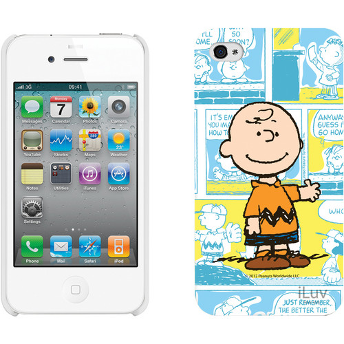 iLuv Snoopy Cartoon Series - Hardshell Case for iPhone 4S / 4 (Blue)