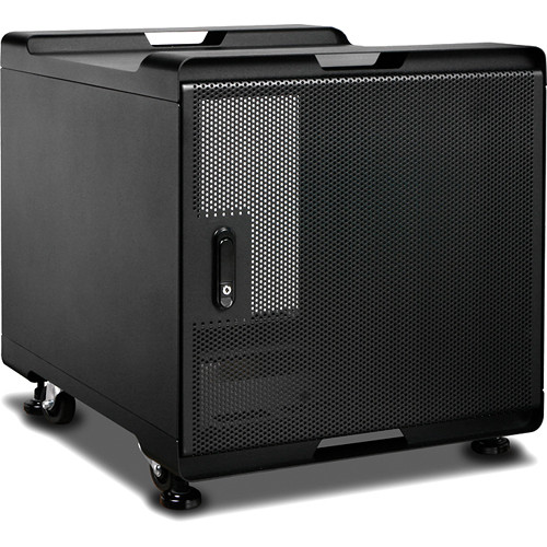 iStarUSA WS-1070B 10 RU Audio/Video Rackmount Cabinet (700mm Depth, Black)