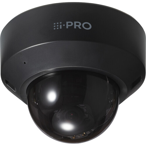 i-PRO WV-S2136LGA-B 2MP Network Dome Camera with 2.9-9mm Lens (Black, Smoke Dome)