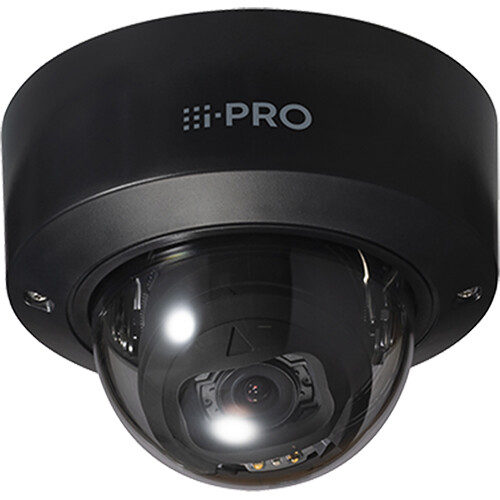 i-PRO WV-S2236LA-B 2MP Indoor Network Dome Camera with 2.9-9mm Lens (Black, Clear Dome)