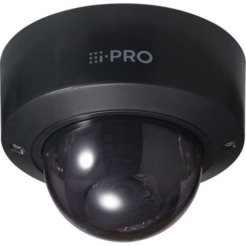 i-PRO WV-S2236LGA-B 2MP Indoor Network Dome Camera with 2.9-9mm Lens (Black, Smoke Dome)