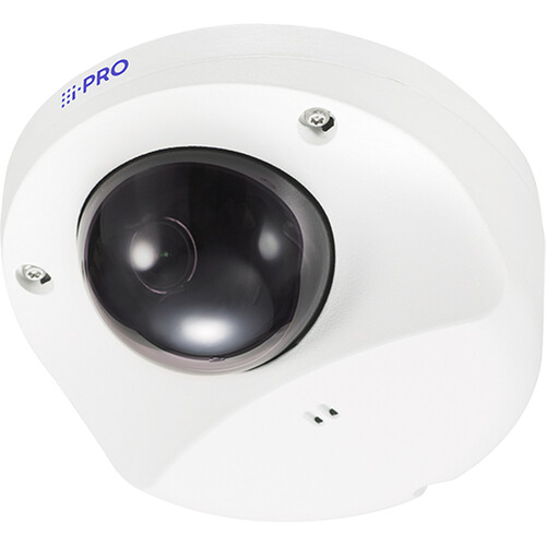 i-PRO WV-S32302-F2LG 2MP Indoor Network Dome Camera with 2.4mm Lens (White, Smoke Dome)