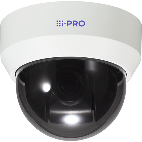 i-PRO WV-S65301-Z1G 1080p Outdoor PTZ Network Dome Camera with 4.7-47mm Lens (Smoke Dome, White)