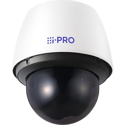i-PRO 2MP Outdoor PTZ Network Dome Camera with 4.25-170mm Lens & Heater (Smoke Dome)