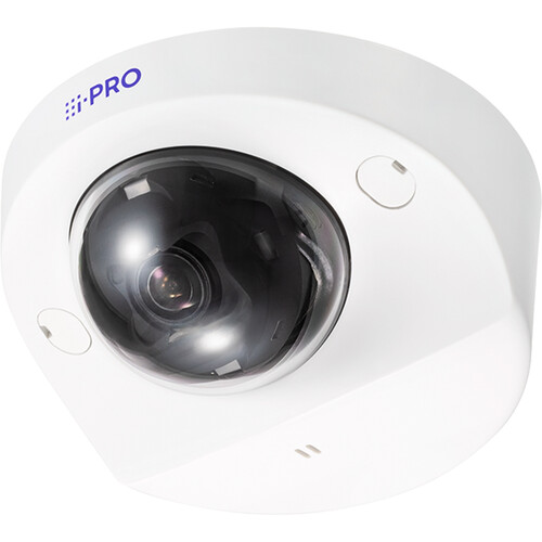 i-PRO 2MP Indoor Compact Dome Network Camera (Clear Dome, White)