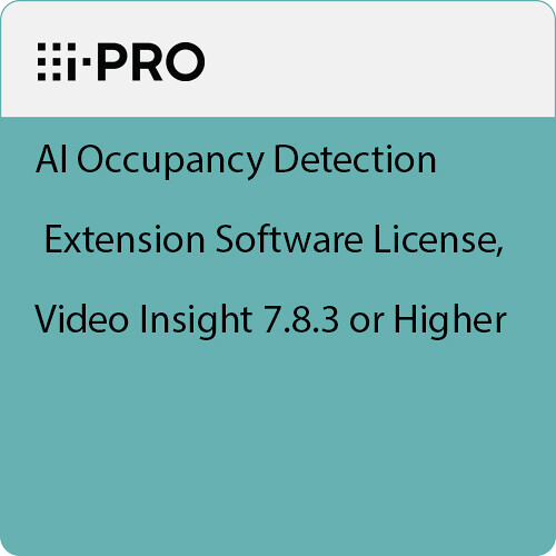 i-PRO AI Occupancy Detection Extension Software License, Video Insight 7.8.3 or Higher