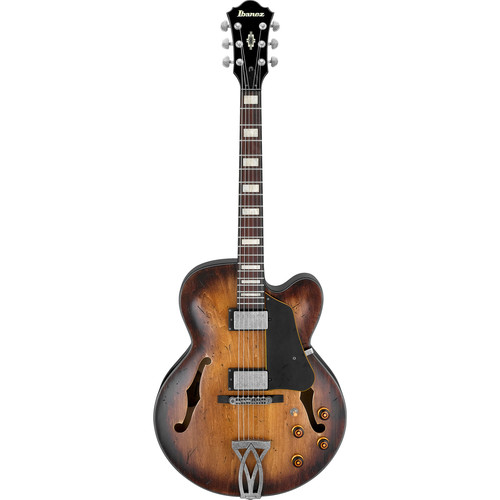 Ibanez AFV10A Artcore Vintage Series Hollow-Body Electric Guitar (Tobacco Burst Low Gloss)
