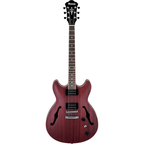 Ibanez AS53 Artcore Series Hollow-Body Electric Guitar (Transparent Red Flat)