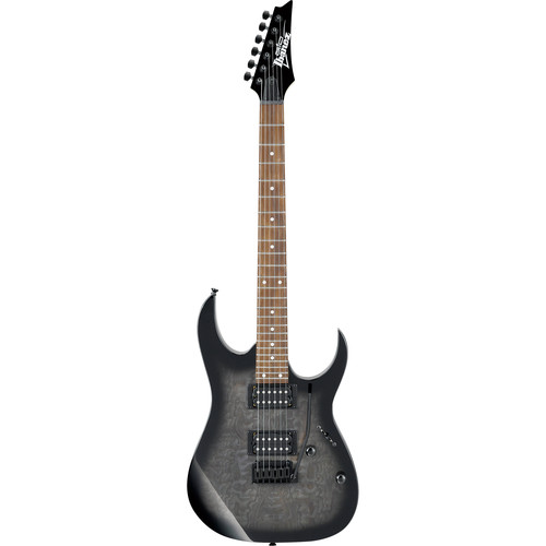 Ibanez GRGA120QH RG Series Electric Guitar (Transparent Black Sunburst)