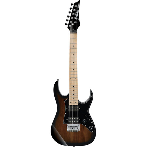 Ibanez GRGM21M miKro Series Electric Guitar (Walnut Sunburst)