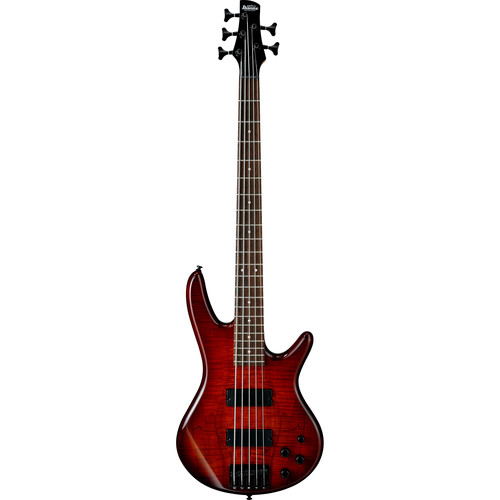 Ibanez GSR205SMCNB Gio Series 5-String Electric Bass Guitar (Charcoal Brown Burst)
