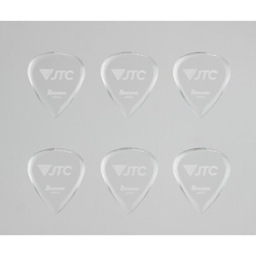 Ibanez JTC1 Tritan 2.5mm Teardrop Guitar Picks (Clear, 6-Pack)