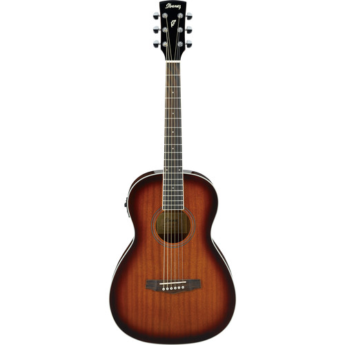 Ibanez PN12E Performance Series Parlor Acoustic/Electric Guitar (Vintage Mahogany Sunburst)