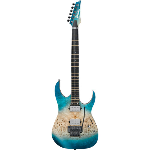 Ibanez 6-String RG Premium Electric Guitar with Vibrato Bar and Bag (Caribbean Islet Flat)