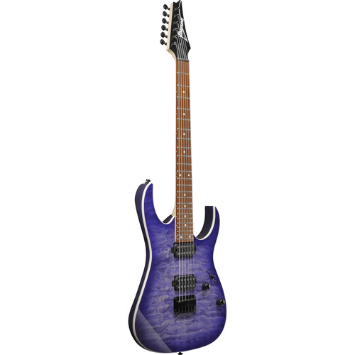 Ibanez RG421QM 6-String Electric Guitar (Cerulean Blue Burst)