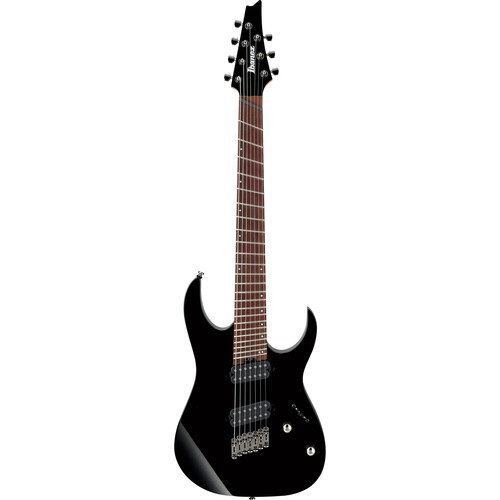 Ibanez RGMS7 RG Series Multi-Scale 7-String Electric Guitar (Black)