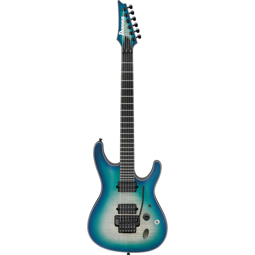 Ibanez SIX6DFM Iron Label S Series Electric Guitar (Blue Space Burst)