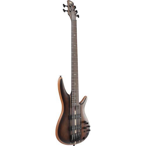 Ibanez SR Premium 5-String Electric Bass with Bag  (Dual Mocha Burst Flat)