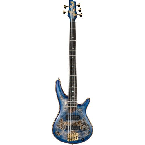 Ibanez SR2605E SR Premium Series 5-String Electric Bass (Cerulean Blue Burst)