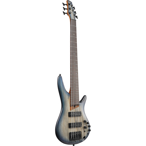 Ibanez SR Standard 6-String Electric Bass (Cosmic Blue Starburst Flat)