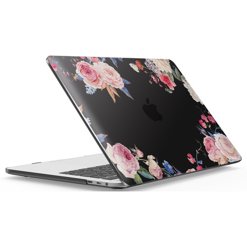 iBenzer Plastic Hard Case for 13" MacBook Pro with or without Touch Bar and Touch ID (Peony)