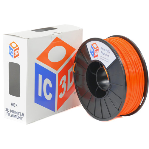IC3D Industries 3mm ABS Filament (1kg, Orange)