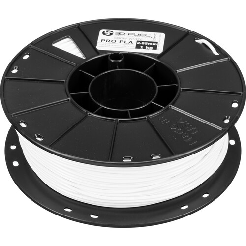 3D-Fuel 2.85mm Pro PLA Filament (1kg, Snow White)