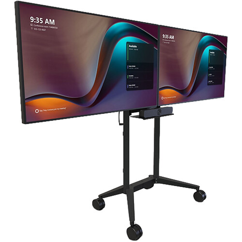 iCartTX IC-700L Dual-Monitor Mobile Cart for up to 65" Displays