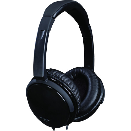 Icon Pro Audio HP-360 - Closed-Back Studio Reference Headphones (Black)