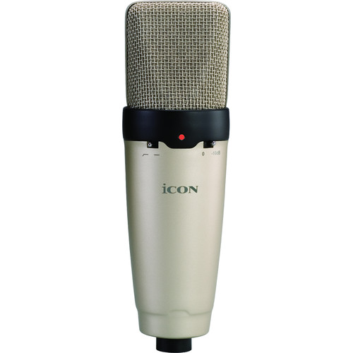 Icon Pro Audio O2 Large Diaphragm Condenser Mic (Light-Gold Finish)