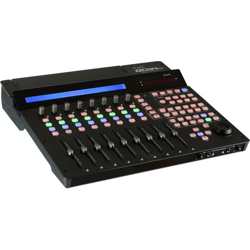 Icon Pro Audio QCon Pro 8-Fader Daw Control Surface with Cubase LE (Black)