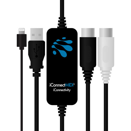 iConnectivity iConnectMIDI1 - 1-In/1-Out USB & Lightning iOS MIDI Interface