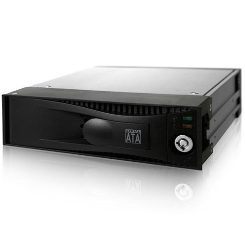 Icy Dock Trayless 3.5" SATA Hard Drive Hot-Swap Mobile Rack for External 5.25" Bay